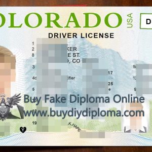 Fake Colorado driver’s license