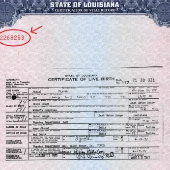 Fake US Birth certificate for sale
